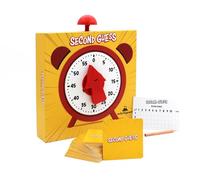 entertoyment Second Guess - The Ultimate Timing Challenge Party Game for Families & Friends, Fun & Competitive Board Game for All Ages, Test Your Intuition, Quick Play, 2-6 Players