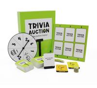 entertoyment Trivia Auction - Bidding Trivia Party Game for Adults & Teens | Fast-Paced Quiz Card Game for Game Nights, Parties & Gatherings | 3-10 Players, Ages 16+ | 120+ Topics, 30-Second Rounds