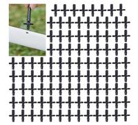 Entgoinggo 100 Pcs Starter Thread Adapter, For 4/7mm PVC Tube Drip Irrigation System Parts Gravity Fed And Pressurized Garden Watering Kits
