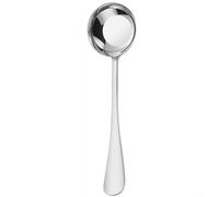 Entgoinggo 304 Stainless Steel Flat Spoon Mirror Polished Korean Style Serving Utensil, For Soup And Rice Tableware, For Home Restaurant Bar Dining(Sliver)