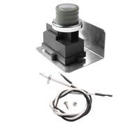 Entgoinggo 65737 Grill Igniter Kit With Ground Wire And Button Replacement For Deluxe BBQ Grill For Outdoor Cooking And Backyard Barbecue Setup