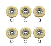 Entgoinggo 6PCS E-Bike Planetary Gear Set 36T Nylon Straight Hub Motor Gears With 608 Bearings For Electric Repair Wear-Resistant And Low Noise Replacement Parts(PA66 Gear)