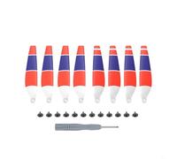 Entgoinggo 8Pcs Replacement Propellers Compatible With For Dji For Mini 4 Pro And For Mini 3 Pro, Pc Blades With Low Noise Design For Enhanced Flight Stability And Easy Installation(D)