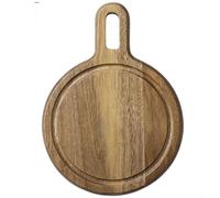 Entgoinggo Acacia Wood Cutting Board, With Anti-Slip Design, For Cheese Steak Pizza And Fruit Serving As, For Versatile Kitchen Tool And Stylish Charcuterie Tray(S)
