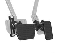 Entgoinggo Accelerator And Brake Pedal Extender Kit For Cars Go-Karts And Toy Vehicles Adjustable Non-Slip Steel Foot Rest Riser For Enhanced Driving Comfort And