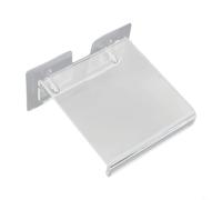 Entgoinggo Acrylic Floating Wall Shelf No Drill Display Rack For Kitchen Spice Storage And Bathroom Organiser Clear Transparent Home Decor Without Punching(A)