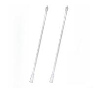 Entgoinggo Acrylic Venetian Blind Control Rod Set Transparent Twist Wand Smooth Rotating Hook Handle, For Window Blind Adjustment Easy Install Fits Standard Blinds(2PCS)