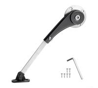 Entgoinggo Adjustable Drop Down Cabinet Door Support Rod Zinc Alloy Hinge Hardware Multi-Layer Nickel Plating Smooth Operation Rust Resistance Folding Sliding Doors Home Improvement