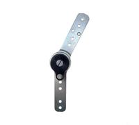 Entgoinggo Adjustable Iron Sofa Hinge For Multi-Angle Furniture Repair - Smooth One-Person Operation Armrest Round Flat Functional Hardware For Home Seating Upgrade Silver(A)