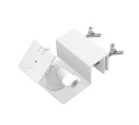 Entgoinggo Aluminium Solar Panel Gutter Bracket 360° Adjustable Mount For Tesla And Ecoflow Heavy Duty Roof For Edge Support With Angle Lock For Home Security