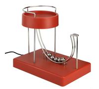 Entgoinggo Art for SCULPTURE Motion Machine Physics Education Toy For Office Desk Decor Creative Stress Relief Demonstrating Conservation Of Energy(Red)