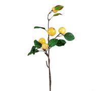 Entgoinggo Artificial Sand Fruit Tree Branches With Realistic Faux Fruits And Greenery For Use In For Birthday Parties, Holiday Decorations(Yellow)