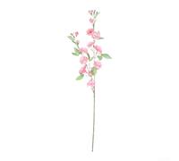 Entgoinggo Artificial Silk Camellia Flower Stem Realistic Fake Blossom Branch, For Wedding Outdoor Home Garden Decor Elegant Long Lasting Floral Arrangement Supply(Deep Pink)
