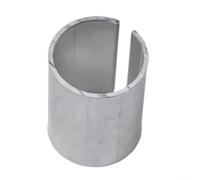 Entgoinggo Bicycle Stem Shim Adapter, For Inch Steerer To 1/8 Inch, Fork Aluminium Alloy Reducer, For Road MTB Bikes Silver Finish Cycling Headset Spacer(38mm)