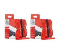 Entgoinggo Bike Inner Tube, 2 Pack Cycle Inner Tubes 700x35 50C Presta Valve 45 65mm Puncture Resistant Road Bicycle Mountain Bike Tube(45mm Valve)