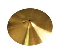 Entgoinggo Brass Cymbals For Drum Kit Professional Percussion Hi-Hat Crash For Splash Set Golden Tone For Jazz Rock Practice And Stage Performance By Musicians(14inch)