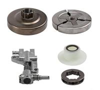 Entgoinggo Clutch Drum Sprocket Kit, For 4500/5200/5800 Chainsaws 45Cc/52Cc/58Cc Water Parts High-Strength Steel Gear Assembly