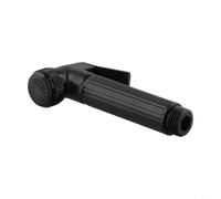 Entgoinggo Douche Toilet Bidet Sprayer Head Sprays Shattaf Muslim Shower Head Handheld Zinc Alloy For Pet Bath Toilet Cleaning (Black)