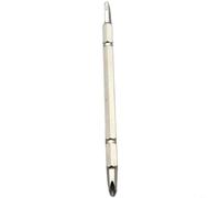 Entgoinggo Dual Size Magnetic Hex Bit 4mm and 5mm, for Air Conditioning Valve Work Screwdriver Tool, for HVAC Installation Secure Fastener Grip, for Mechanics Silver(1 Piece)
