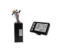 Entgoinggo E-Bike Controller Kit With LCDS866 Display For 24V 36V 48V Systems 500W To 2000W Brushless Motor Support Sine Wave Technology And Self-Learning Function(40A)