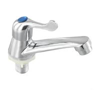 Entgoinggo Efficient Cold Water Sink Tap Mixer, Bathroom Basin Taps for Kitchen and Bath 1/2 Threaded Connection Single Lever Cold Water Sink Taps