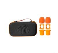 Entgoinggo EVA Storage Bag with Anti Slip Kit for JBL Microphones, Compact Case Designed for Secure Transport