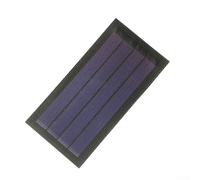 Entgoinggo Flexible 1W 6V Amorphous Silicon Solar Panel Thin-Film Rollable Design for DIY Projects Camping and Small Electronics Charging