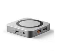 Entgoinggo For M 2 2230 NVFor Me SSD Enclosure For Magnetic with USB C Adapter and Card Reader Supports 2TB Storage and 4K 60Hz Video for For Media Applications