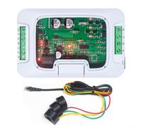 Entgoinggo For PZEM-6L24 Three Phase Energy Meter For RS485 For Modbus Monitor With Active Reactive Power Voltage Current Analyzer For Industrial Automation And(Host + closed)