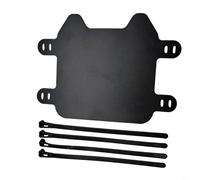 Entgoinggo For Sur-Ron X/S And For Talaria Sting MX3R MX4 MX5 License Plate Holder Curved Front Number Board For Electric Dirt Bike Carbon Fiber Style Cable Protection(A)