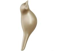 Entgoinggo Gold Resin Bird Shaped Decorative Hook Creative Wall Mounted Hook For Hanging Bags Keys Fits Interior Walls Doors Cabinets For Modern Residential(3pcs)