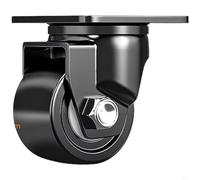 Entgoinggo Heavy Duty Low Centre Gravity Casters With Dual Bearing System For Industrial Swivel Wheels Smooth Rolling Sealed Protection Against Dust And Water(M)