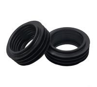 Entgoinggo Internal Low-Level Flush Pipe Rubber Cone Seal for GEBERIT, 2 pcs 60 * 42 * 25 mm Rubber Cone Seal for 119.668.00.1 40 mm Concealed Bend