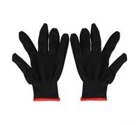 Entgoinggo Left Hand Guitar Gloves For Finger Protection Nylon Practice Guards For Acoustic Electric Bass Violin Ukulele Anti-Pain Accessories For Musicians Playing(M Size)