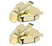 Entgoinggo Magnetic Seam Guide With Rollers Adjustable Edge Ruler For Sewing Machines Strong Adhesion Fabric Guide For Smooth Curves And Corners Stainless Steel Tool 2 Pack(gold)