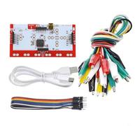 Entgoinggo Main Control Board Kit For Makey With USB Data Cable, Alligator-Clips And Jumper-Wires For Arduino R3/Mega 2560/Nano(Complete set)