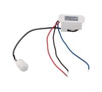 Entgoinggo PIR Motion Sensor, 360° Ceiling Occupancy Sensor, Adjustable Day/Night Sensitivity, Easy Installation, Wide Detection Range, Adjustable Light Working Time, IP20 Rated, White