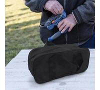 Entgoinggo Portable Zippered Tool Pouch for Craftsmen and Artists Keep Your Tools Safe and Neat While Traveling (Black)
