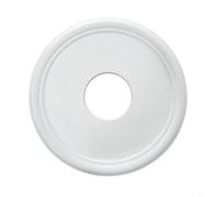 Entgoinggo PU Ceiling Medallion Decorative Light Cover Plate For Living Room Bedroom Imitation Plaster Round Ceiling Rose With Customizable Design For Easy Installation And Elegant