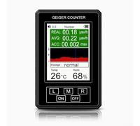 Entgoinggo Radiation Meter Portable Nuclear Radiation Detector Counter Beta Gamma X-Ray Monitoring Device Handheld Radiation Tester With LCD Display