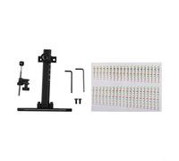 Entgoinggo Recurve Bow Sight T-Type Metal Scope With Clear Scale For Competitive Target Includes Mounting Screws And Screwdriver(Black)