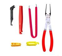 Entgoinggo Relay Extraction Metal Pliers Set With Fuse Extractor Tool For Electrical Repairs, Slim Jaws And Angled Tips For Tight Spaces