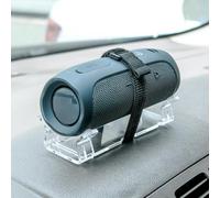 Entgoinggo Reliable Acrylic Dashboard Mount for JBL Flip 6, 5, 4 Optimal Sound Elevation with Non Slip Beads (Black)