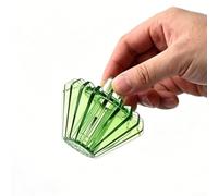 Entgoinggo Resin Coffee Filter Paper Presser, For V60 Pour Over 20-Rib Design Helps Paper Cling To Inner Wall Easy Clean Tool, For Home Office Travel Camping Use(Green)