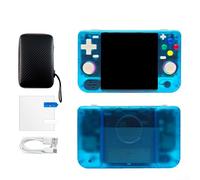 Entgoinggo RF40H Retro Handheld Game Console, With 18000 Built-in Classics 4-Inch HD IPS Screen 4000MAh WiFi Connectivity And Type-C, For OTG Support, For(Blue)