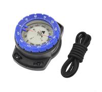 Entgoinggo Scuba Diving For Compass Wrist Mount Underwater Navigation Gauge For Professional Snorkeling Lightweight Portable Module With Clear Top And Side Reading(Blue)