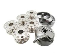 Entgoinggo Sewing Machine Parts Kit With Bobbin Case Shuttle Hook And 5 Spools For Class 15 Elna for kenmore for pfaff Necchi White Adler Oscillating Straight Stitch Models