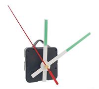 Entgoinggo Silent Wall Clock Luminous Hand Movement Pointer, Glow In The Dark Clock Hand, Replacement Clock Kits DIY Wall Clock Movements Mechanism Parts Home Decor(B)