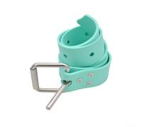 Entgoinggo Silicone Diving Weight Belt, With Quick Release Stainless Steel Buckle, For Freediving Scuba Spearfishing Adjustable Load-Bearing Gear(130cm Green)