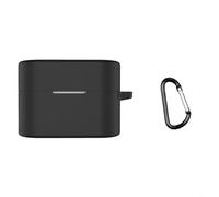 Entgoinggo Silicone Protective Case for Sony WF-1000XM6 Earbuds, Waterproof And Shockproof Earphone Cover, Anti-Scratch Wireless Earbud Protector For Outdoor(Black)